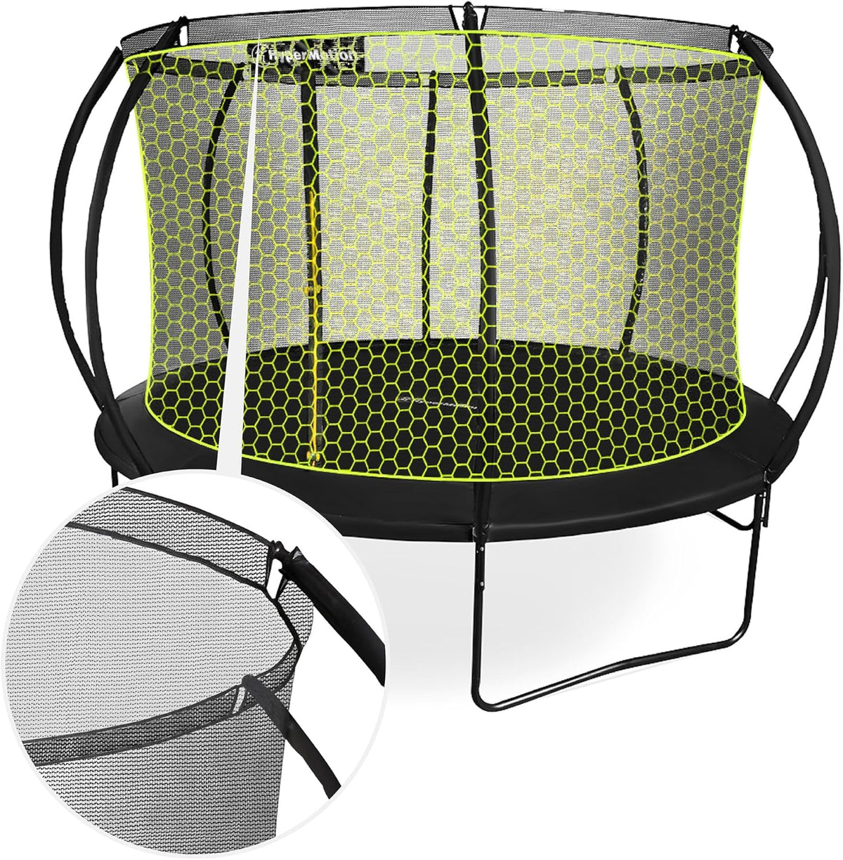 Grand trampoline de jardin 366cm (12ft) avec filet de protection et échelle - 2