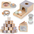 Jeux éveil sensoriel montessori bois - 2
