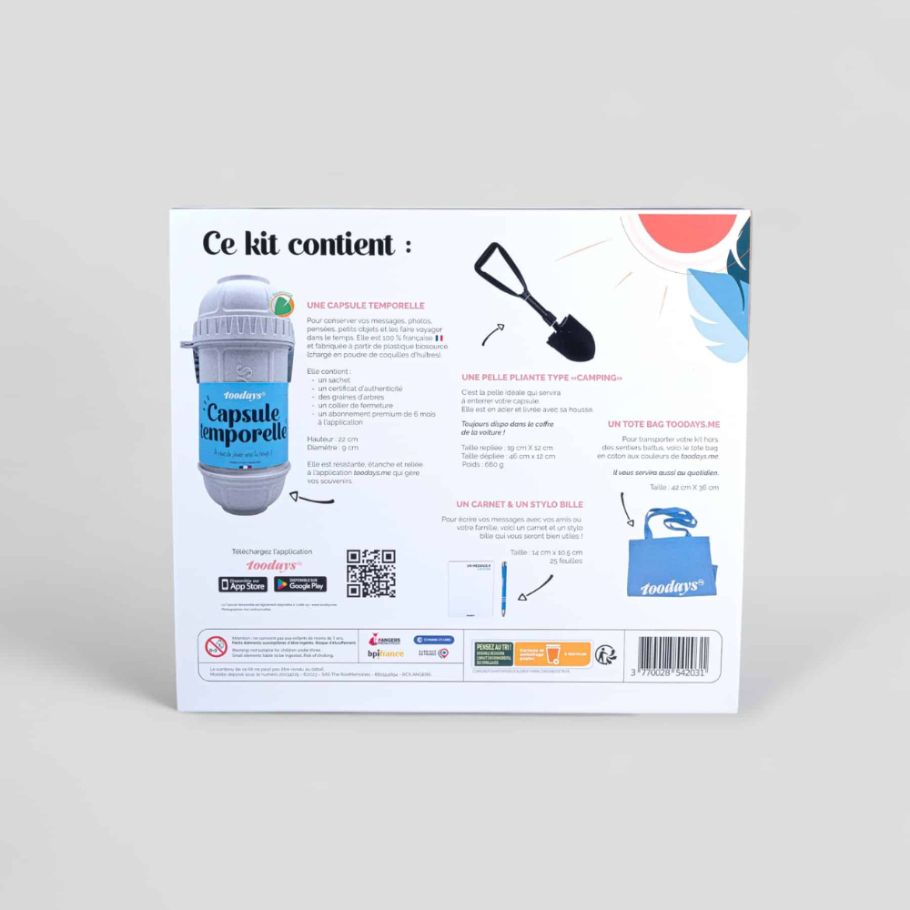 Kit capsule temporelle - 2