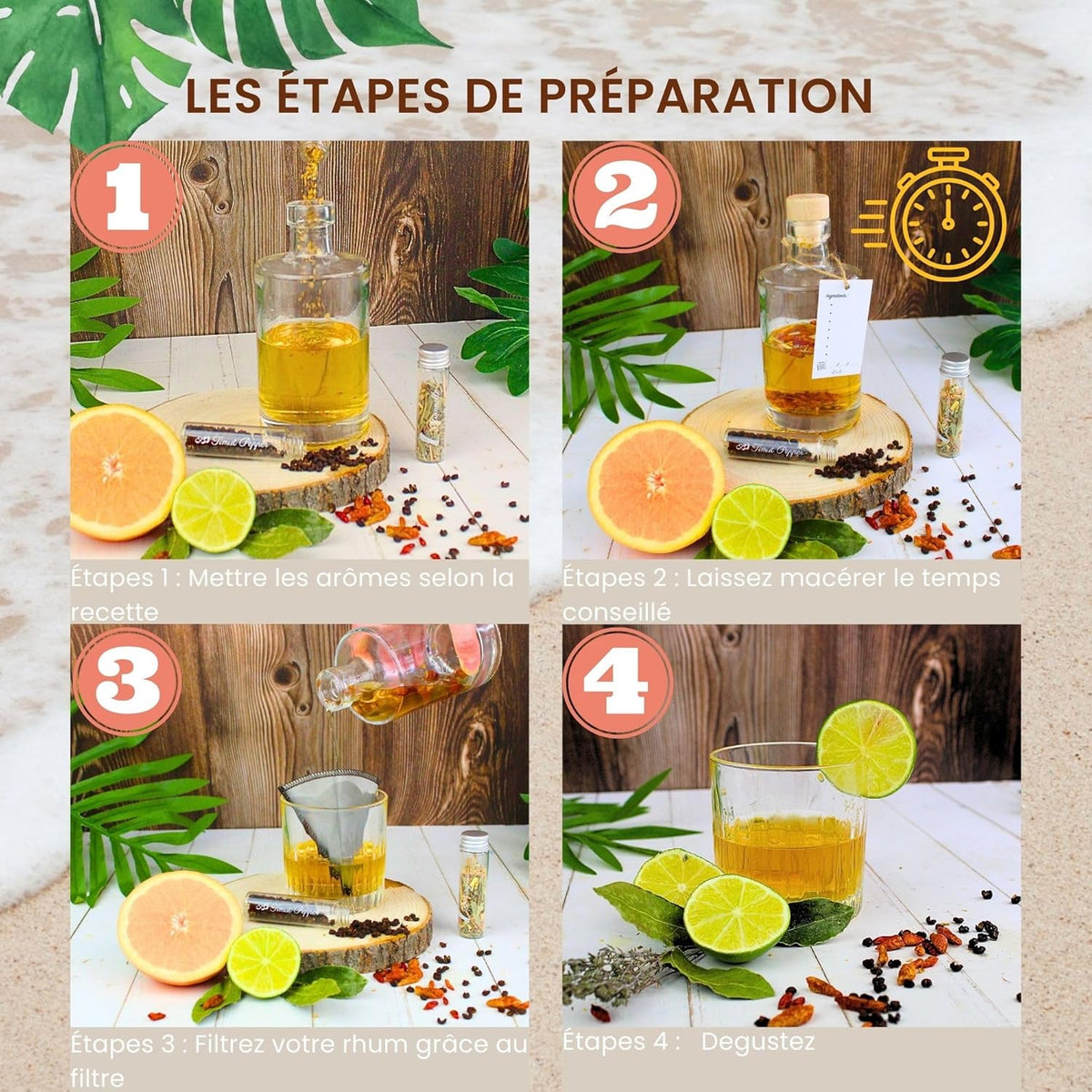 Kit découverte rhum arrangé - 2