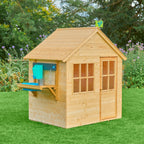 Cabane enfant avec cuisine extérieure - bois fsc® - refuge - 1