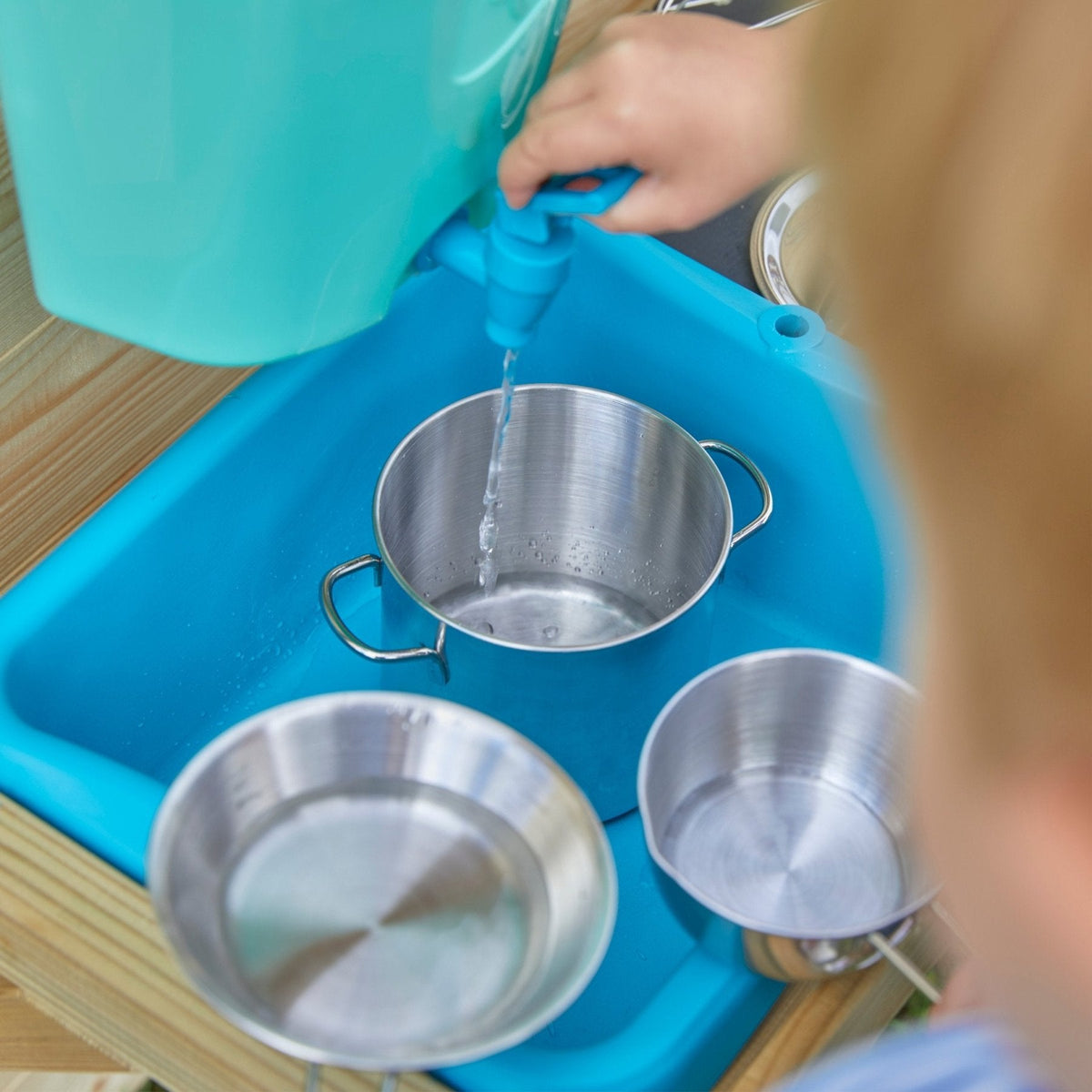 Cabane enfant avec cuisine extérieure - bois fsc® - refuge - 2