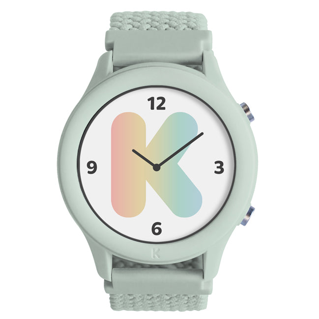 Montre connectée éducative pour enfants Kidywolf Vert - 2