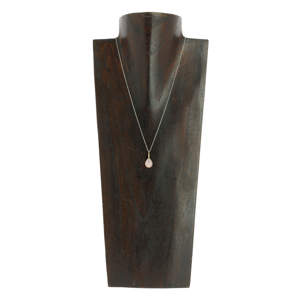Collier Juin quartz rose - 2