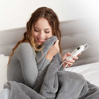 Couverture chauffante Xl ultra douce avec 9 intensités et fonction timer - 2