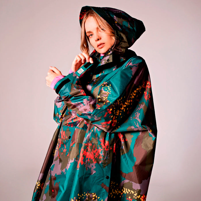 Poncho de pluie recyclé Rainkiss Forêt - 2