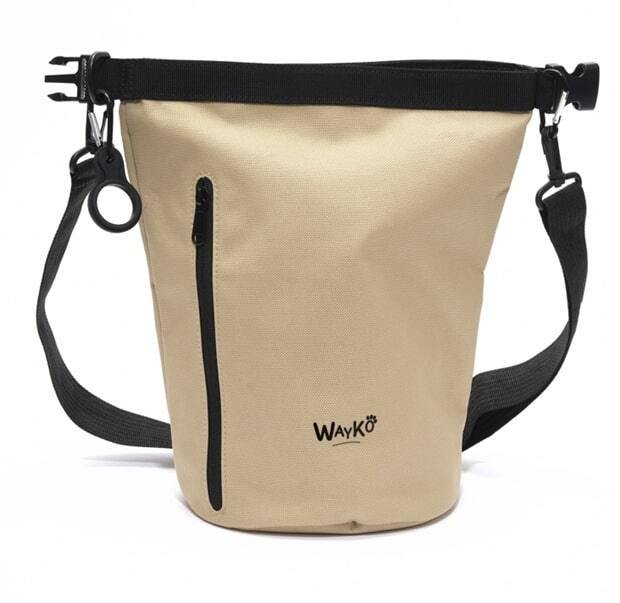 Le sac à nourriture 3-en-1 étanche : 2 gamelles et porte-clés en silicone - 2