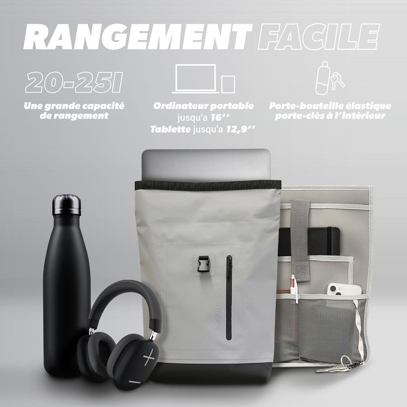 Sac à dos rollup imperméable 20-25l - 1