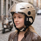T'nb visor - casque vélo et trottinette, taille m - champagne - 1