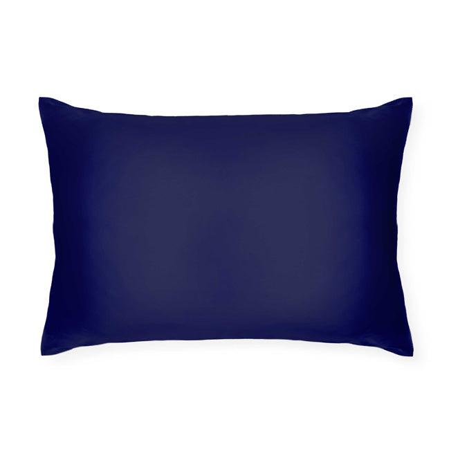 Taie d'oreiller en soie 19 mommes 50x70 Bleu marine - 2