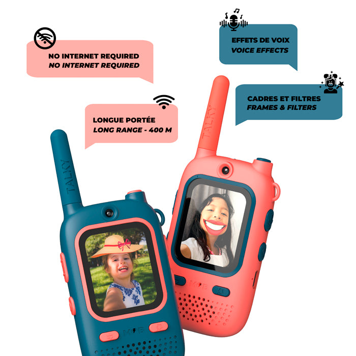 Talkies-Walkies visio avec écran couleur HD et effets vidéo - 2