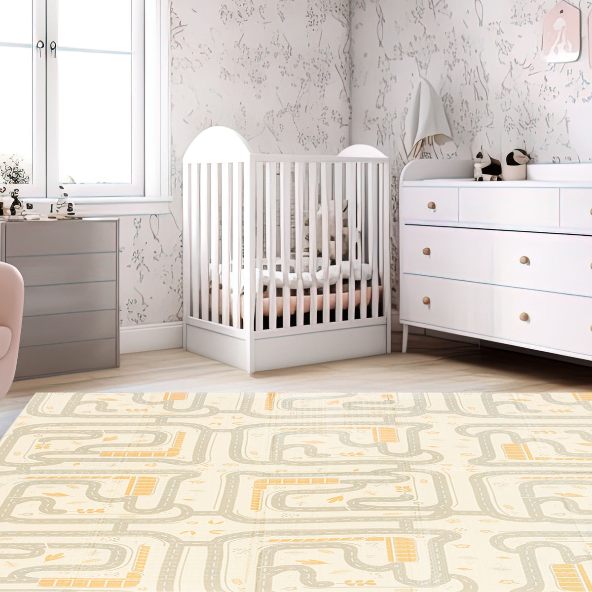 Tapis d'éveil bébé en mousse reversible - 2