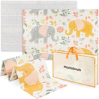 Tapis d'éveil bébé pliable double faces - 1