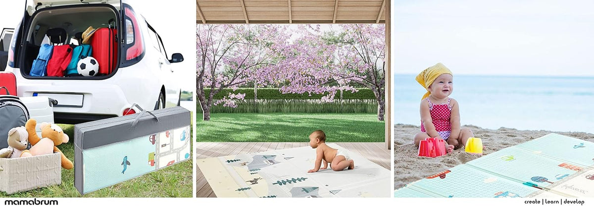Tapis d'éveil bébé tapis jeux 180*200 cm - 1