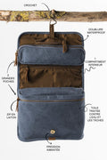 Trousse toilette pliable bleu marine - 1